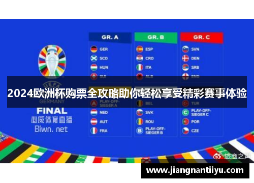 2024欧洲杯购票全攻略助你轻松享受精彩赛事体验