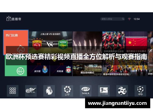 欧洲杯预选赛精彩视频直播全方位解析与观赛指南